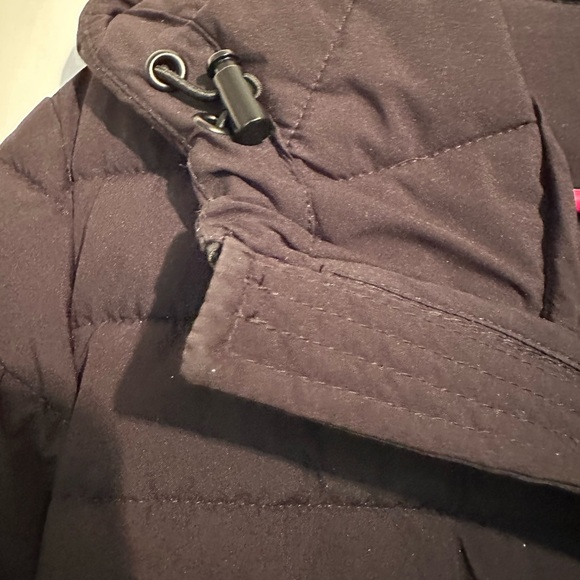 BCBG MAXAZRIA Quilted Black Winter Jacket Size M - Picture 4 of 9